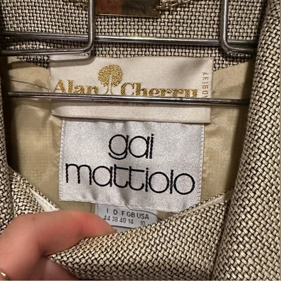 Gai Mattiolo tweed suit skirt set - Picture 14 of 14